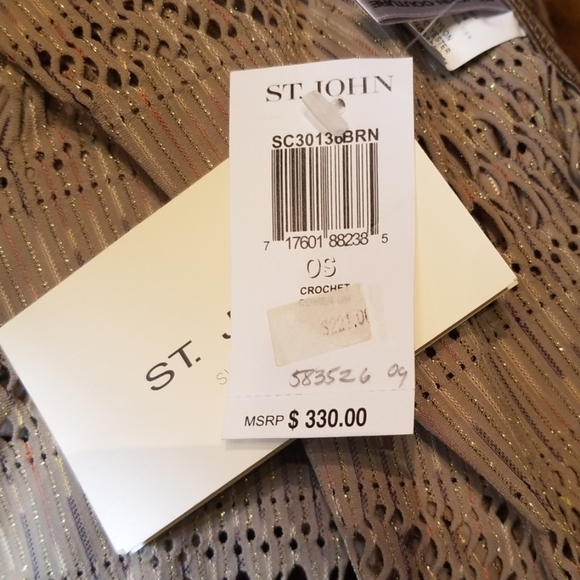 ST. John Couture bathing suit cover up NWT - Picture 5 of 7